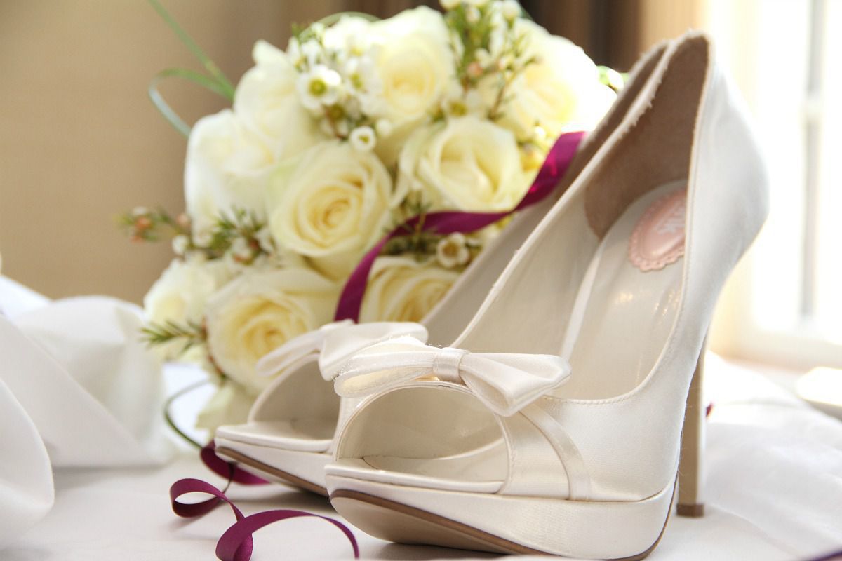 Wedding gown.
